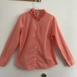 J crew ruffleneck shirts